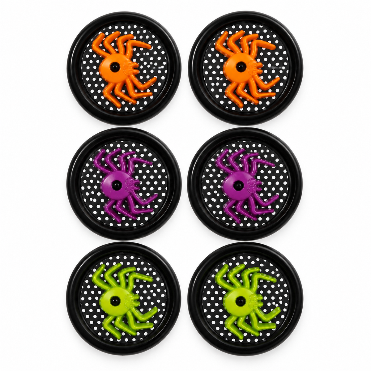 5.5" x 8" Hurricane Black White Buffalo Plaid 5X 6 Colorful Purple Orange Green Spiders Halloween Collection Complete Set FREE SHIPPING