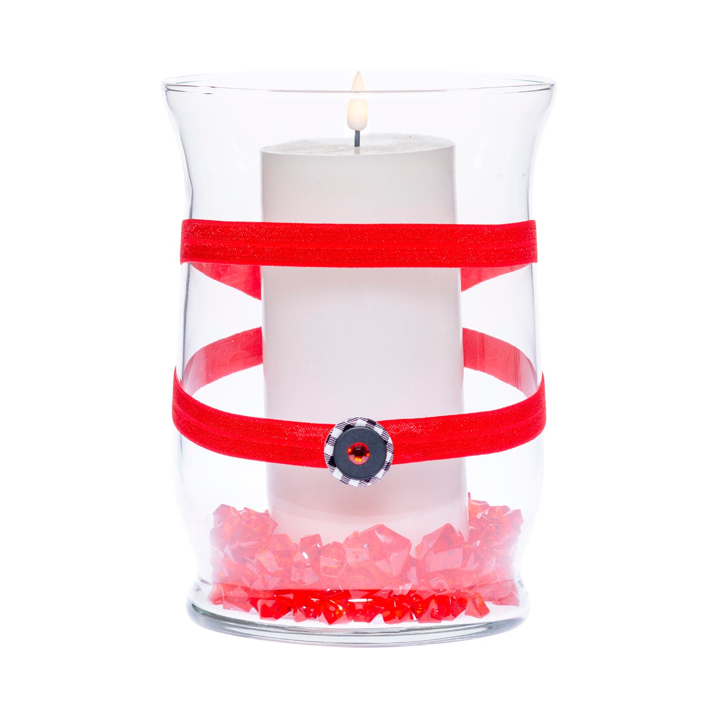 5.5" x 8" Hurricane Red 1X 2 Black White Buffalo Plaid Holly Joy To World Holiday Collection Complete Set FREE SHIPPING