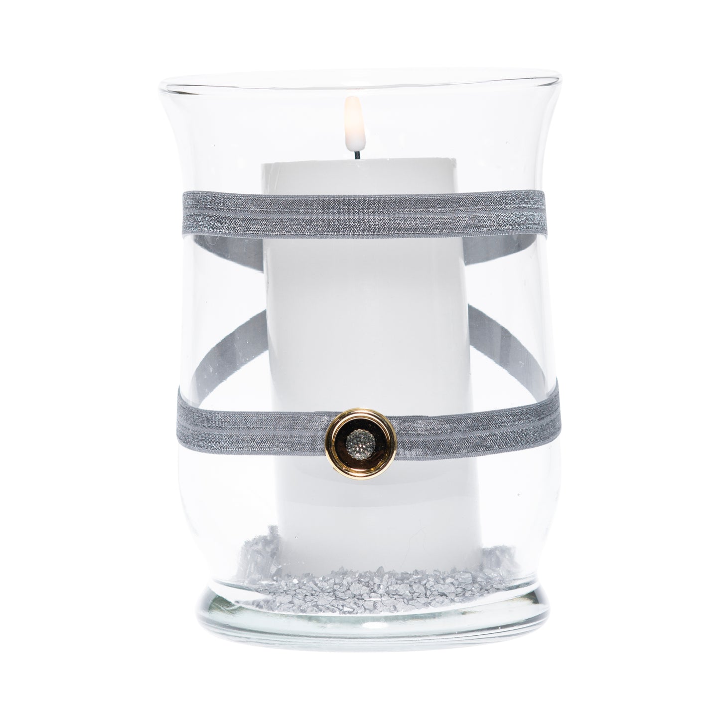 5.5" x 8" Hurricane Gray 1X 2 Green Black Plaid Poinsettia Holiday Collection Complete Set FREE SHIPPING