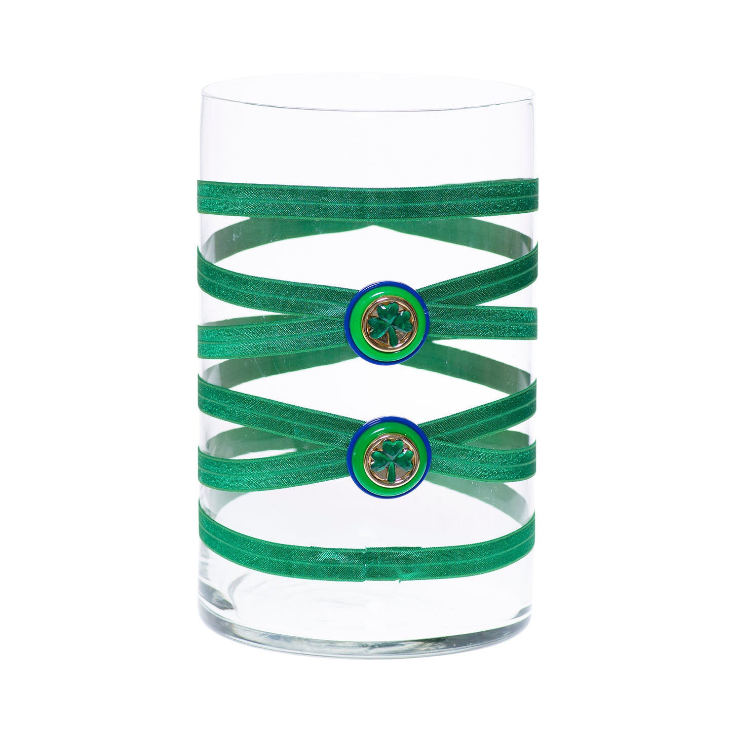 6" x 10" Cylinder Navy Blue Kelly Green 5X 8 Gold Shamrock Heart Notre Dame Football Basketball Irish St. Patrick's Day College Sports Collection Complete Set