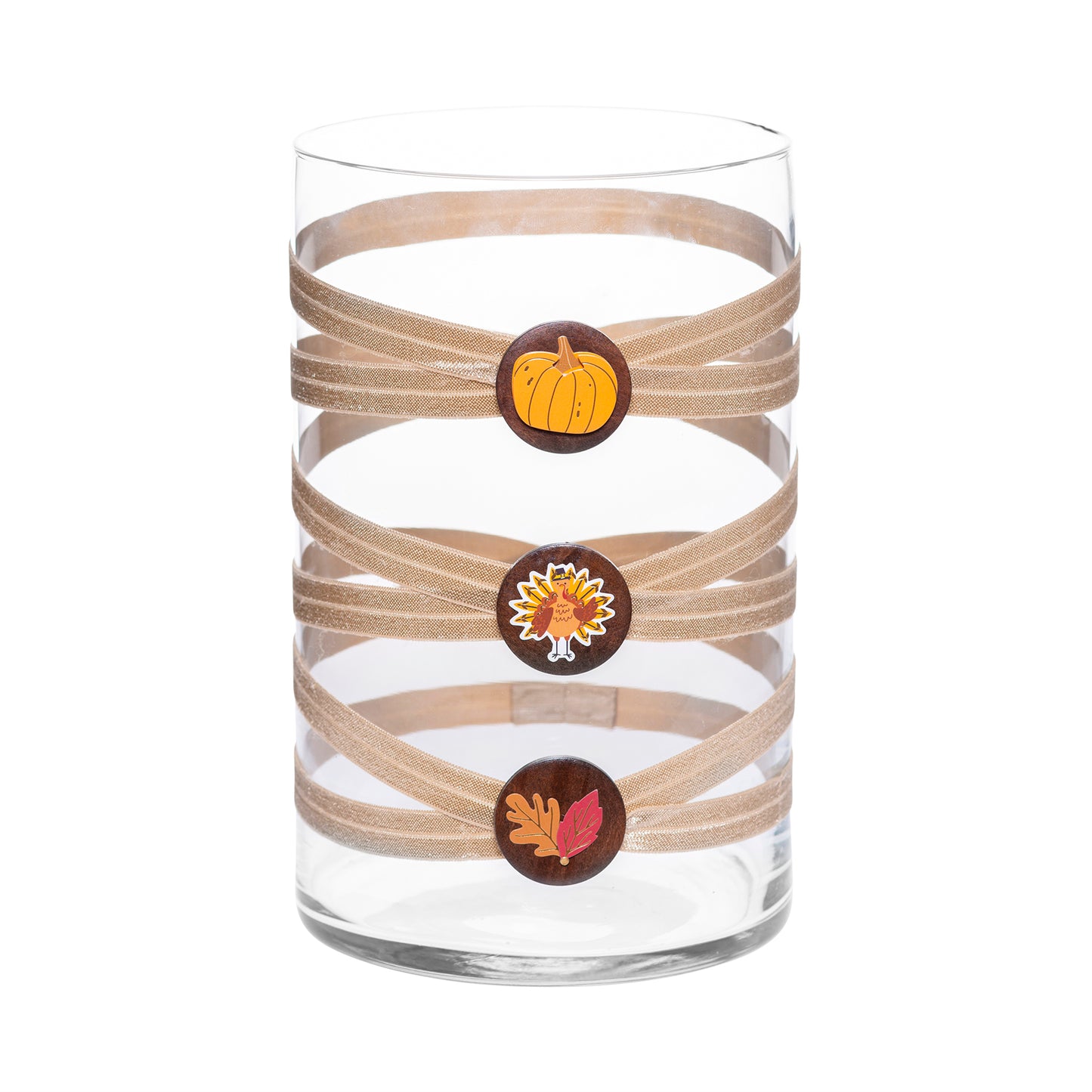 6" x 10" Cylinder Beige 5X 6 Orange Icon Stickers Thanksgiving Collection Complete Set FREE SHIPPING