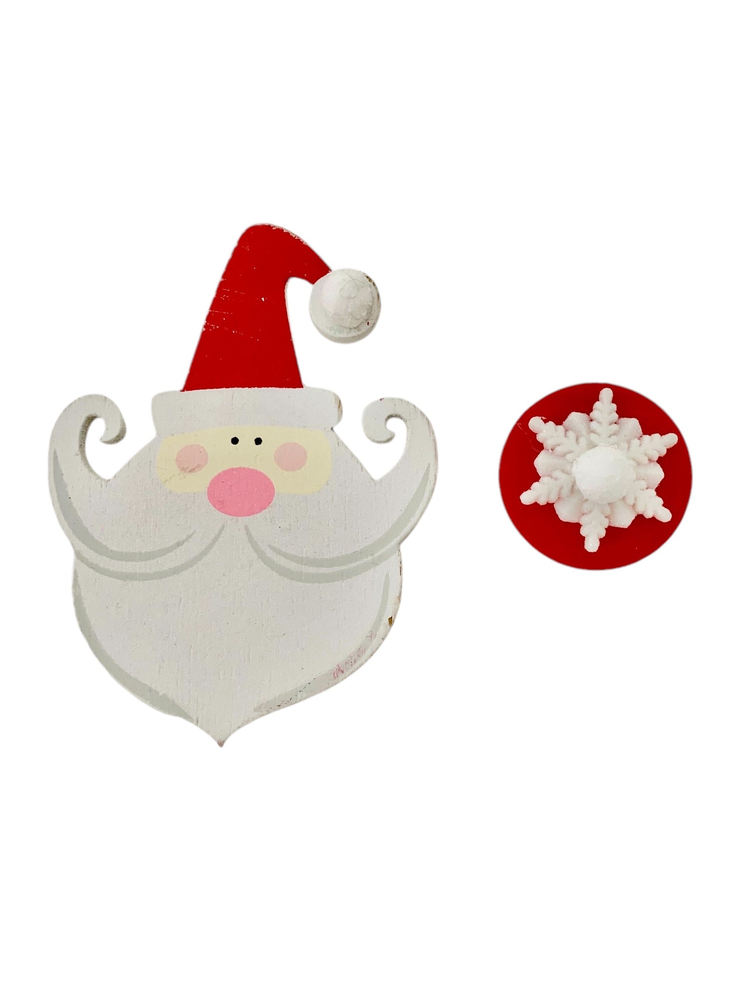 Large Jar Christmas Holiday Red Wooden Santa Stocking Stuffer Children's Table Party Candy Favor FREE SHIPPING