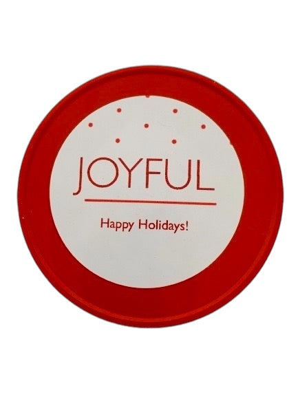 Large Jar Christmas Holiday Red White Wooden Snowflake Stocking Stuffer Children's Table Party Candy Favor FREE SHIPPING