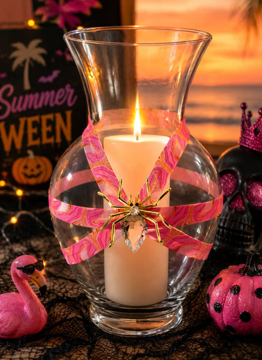 Our Crystal Spider "Summerween" Design