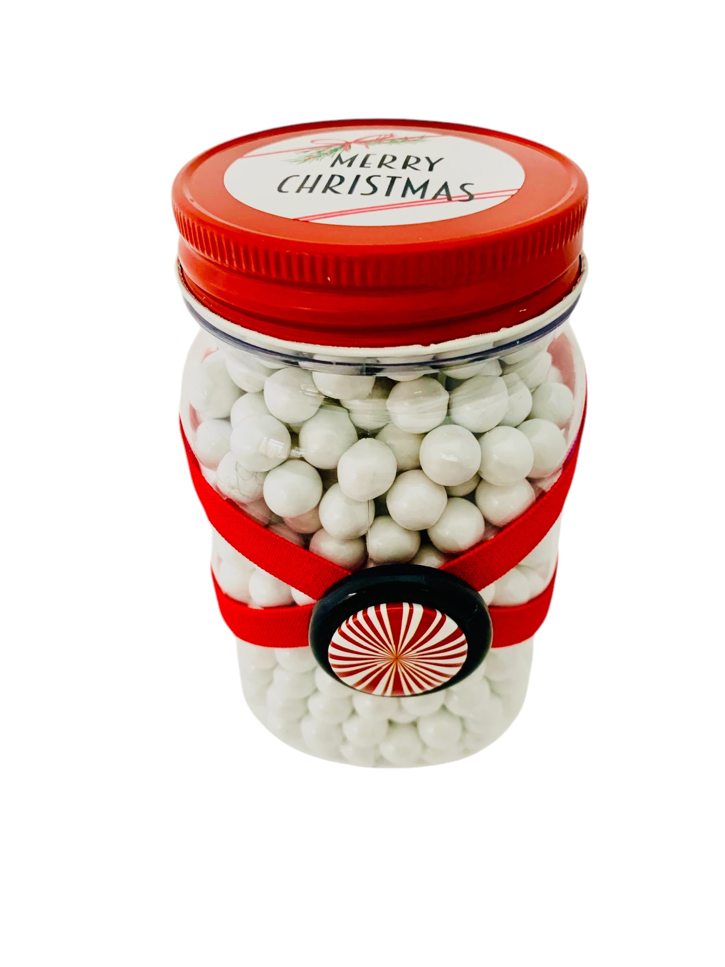 Large Jar Christmas Holiday Red Peppermint Candy Christmas Stocking Stuffer Children's Table Party Favor FREE SHIPPING