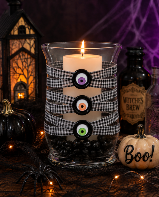 5.5" x 8" Hurricane Black White Buffalo Plaid 5X 6 Purple Orange Green Black Googly Minion Eyes Halloween Collection Complete Set FREE SHIPPING